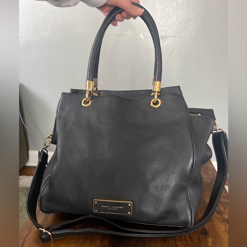 Marc Jacobs leather Bentley tote bag